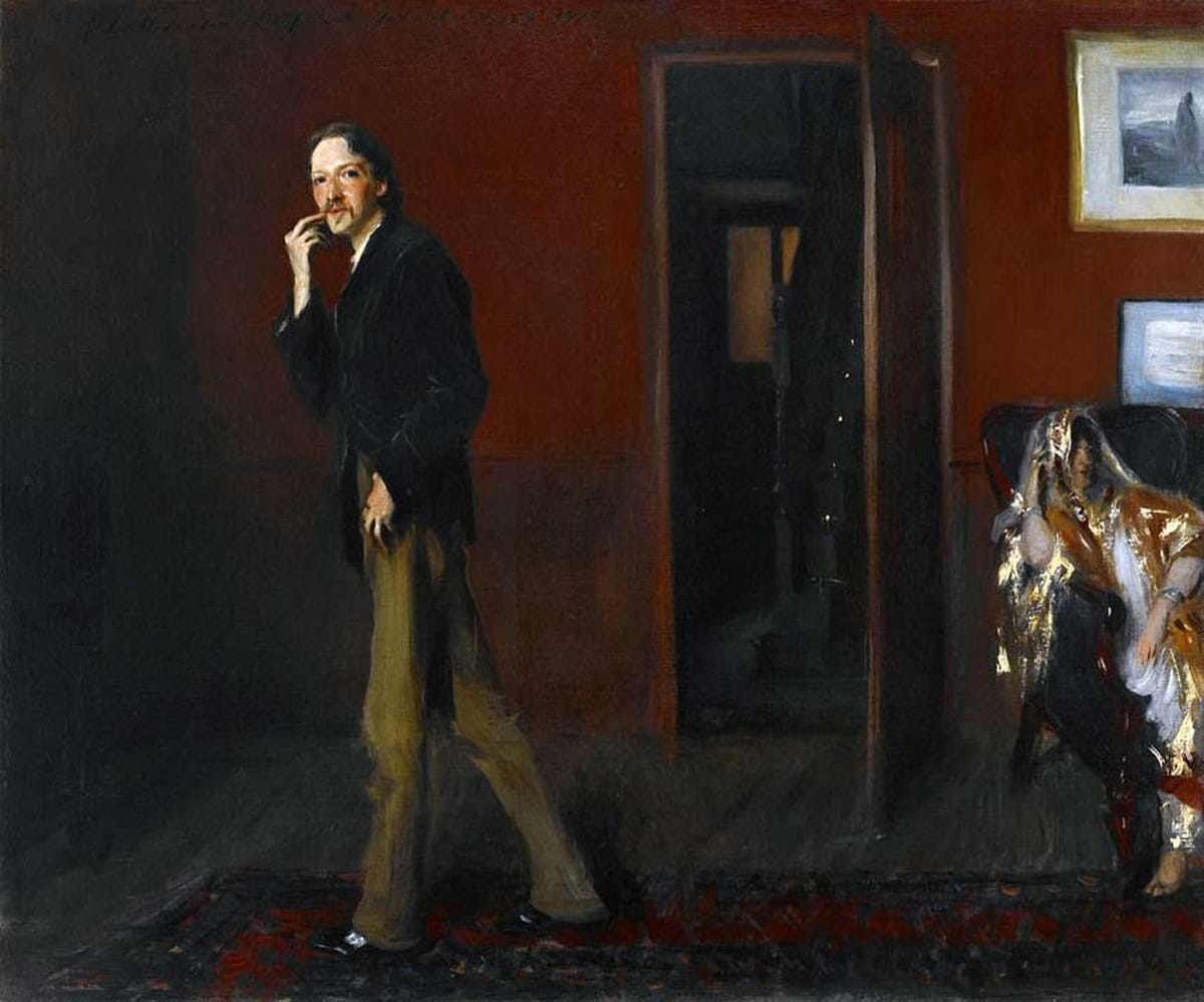 Artwork Title: Robert Louis Stevenson and his Wife