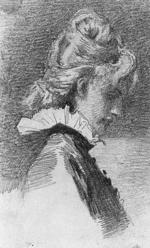 Artwork Title: Sketch of Profile of a Woman