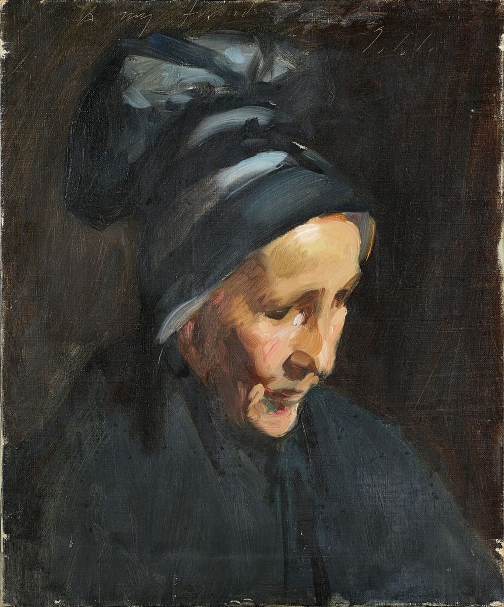Artwork Title: Head of an Old Woman