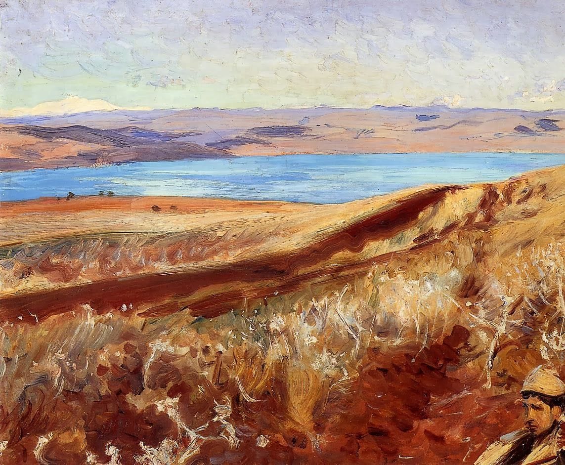 Artwork Title: Landscape with the Lake of Tiberias (Sea of Galilee)