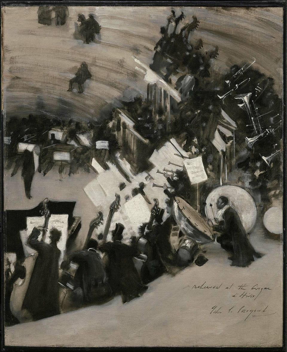 Artwork Title: Rehearsal Of The Pasdeloup Orchestra At The Cirque D'hiver
