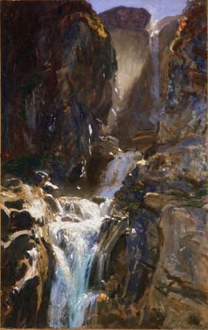 Artwork Title: A waterfall