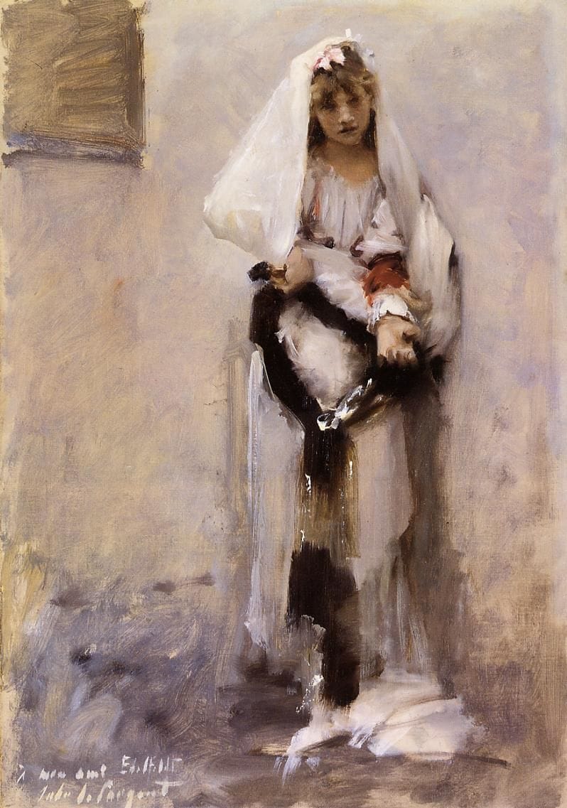 Artwork Title: A Parisian Beggar Girl