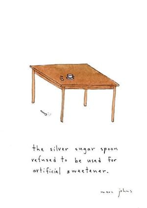 Artwork Title: The Silver Sugar Spoon Refused