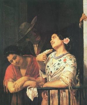 Artwork Title: On A Balcony During A Carnival
