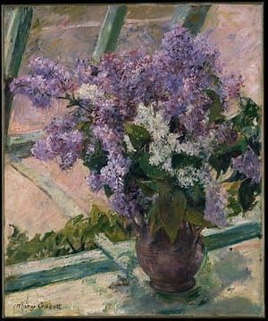 Artwork Title: Lilacs in a Window (Vase de Lilas a la Fenetre)