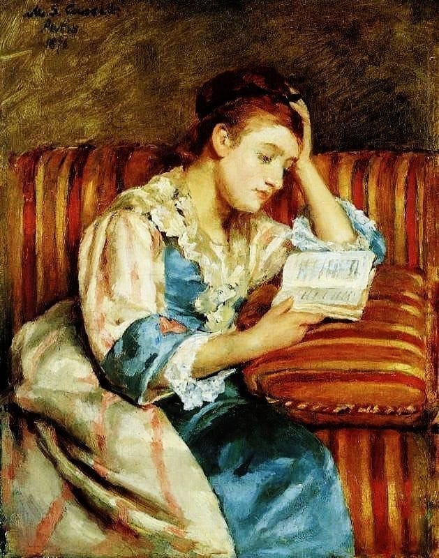 Artwork Title: Reading Lady