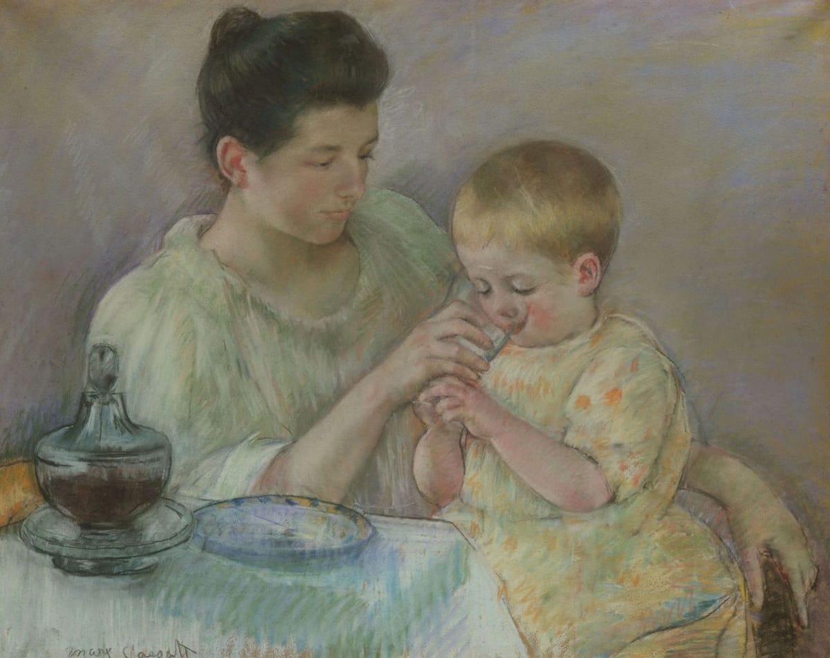 Artwork Title: Mother Feeding Child