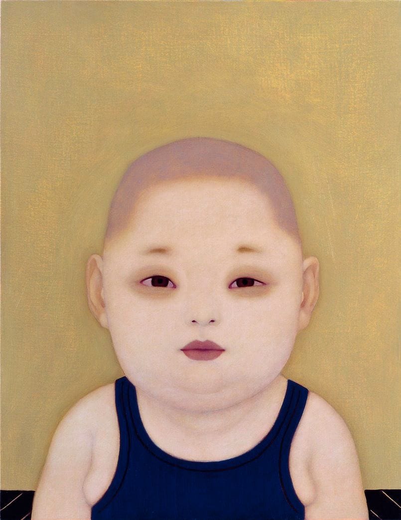 Artwork Title: Face Of A Child-buddist Priest