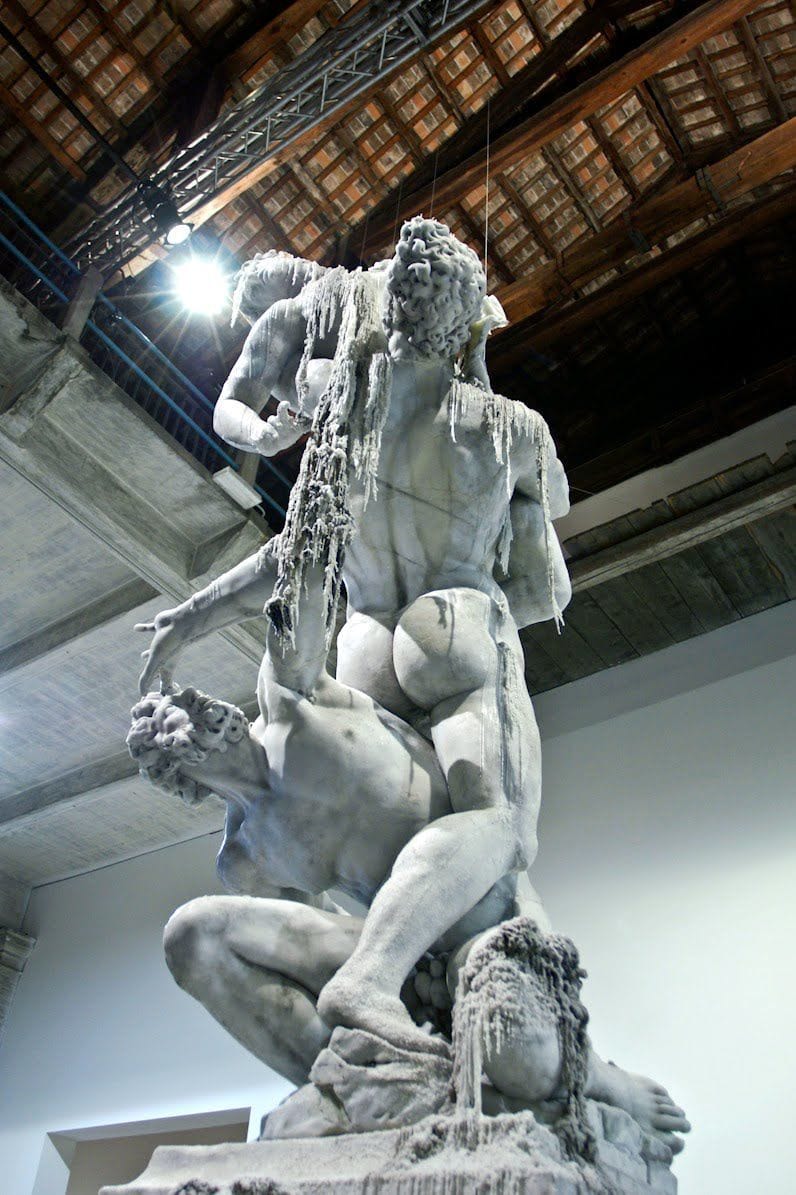 Artwork Title: Untitled; Reproduction of Giovanni Bologna’s The Rape of the Sabine Women