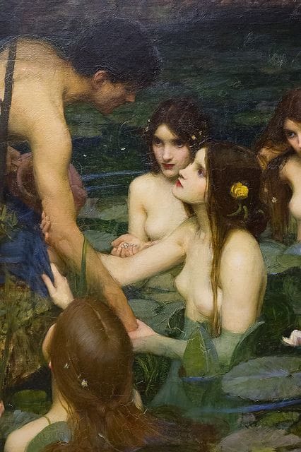 Artwork Title: Hylas And The Nymphs