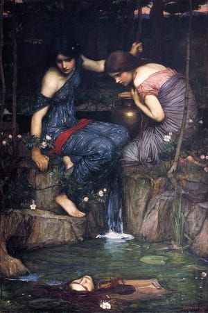 Artwork Title: Nymphs finding the head of Orpheus