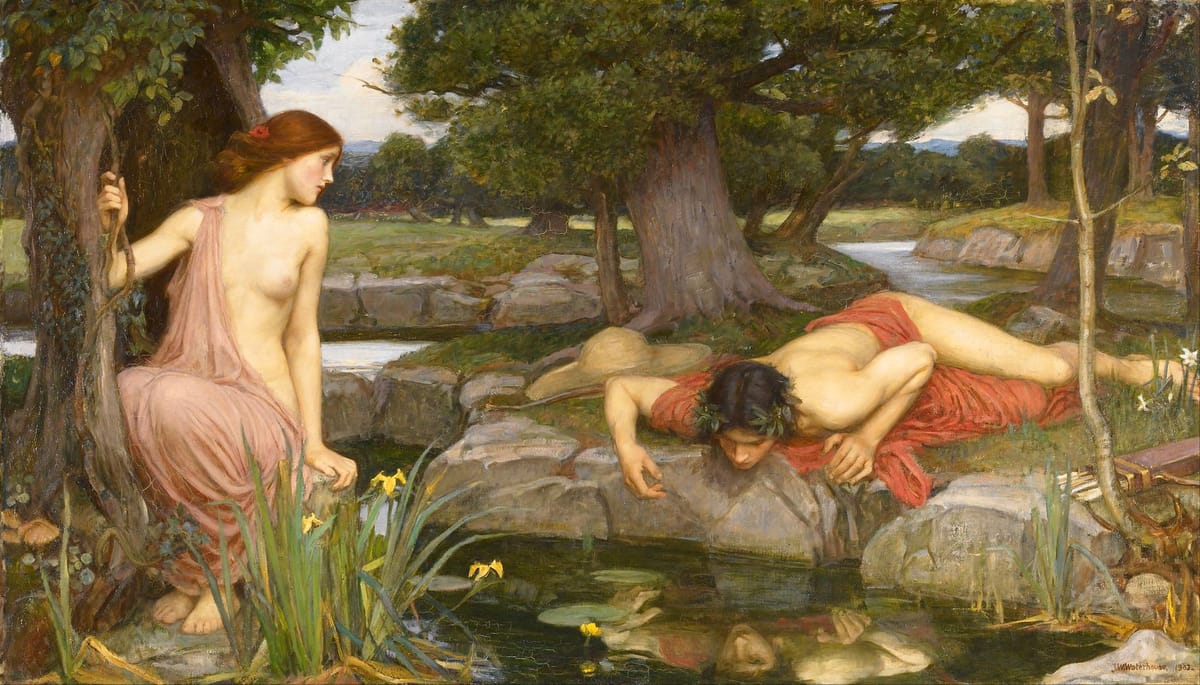 Artwork Title: Echo and Narcissus