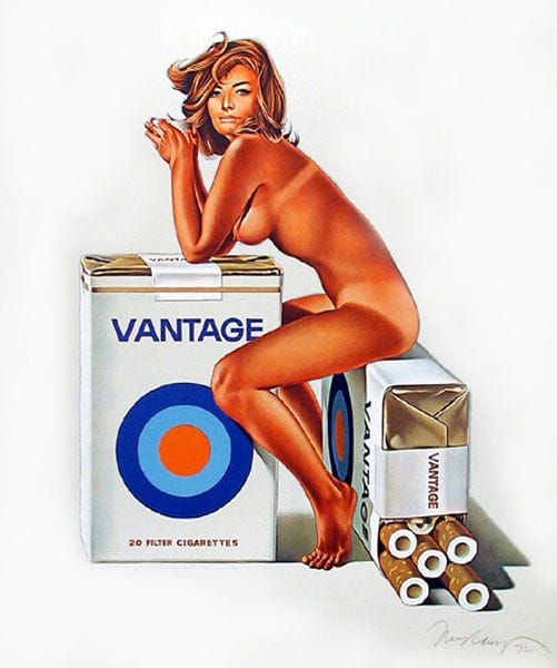 Artwork Title: Vantage Cigarettes