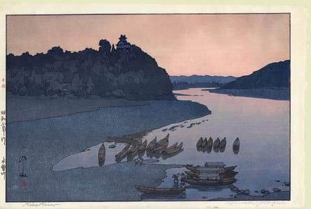 Artwork Title: Twilight on the Kiso River