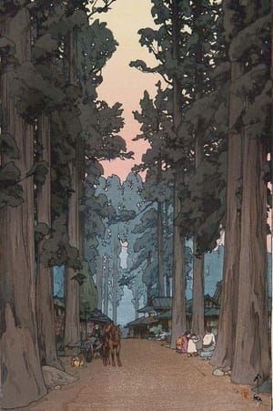Artwork Title: Avenue of Sugi Trees