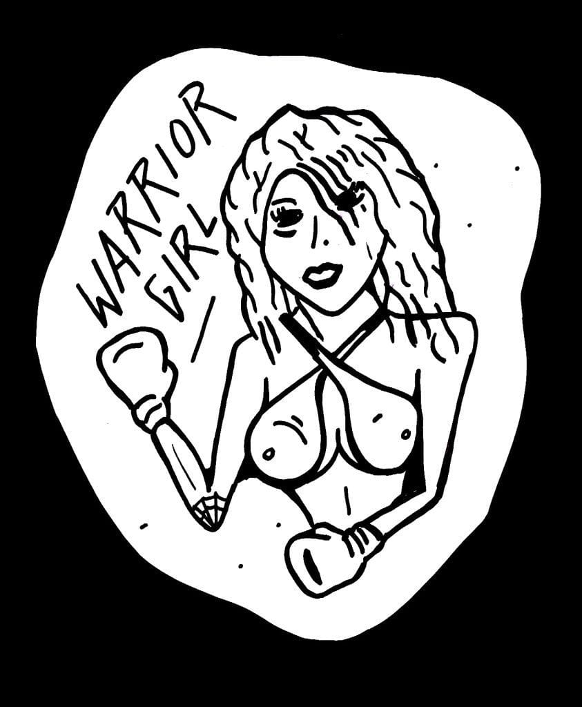 Artwork Title: Warrior Girl