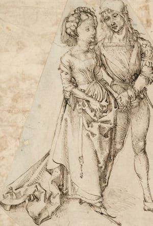 Artwork Title: The couple (Liebespaar)