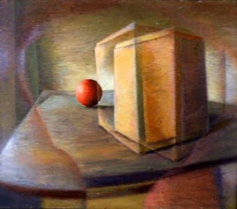 Artwork Title: Still Life with Cricket Ball