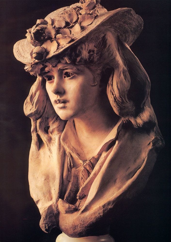 Artwork Title: Young Girl with Roses on Her Hat