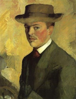 Artwork Title: Self Portrait with Hat