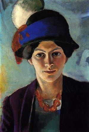 Artwork Title: Portrait of the Artist’s Wife with a Hat