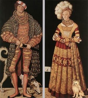 Artwork Title: Portraits of Henry the Pious, Duke of Saxony and his wife Katharina von Mecklenburg