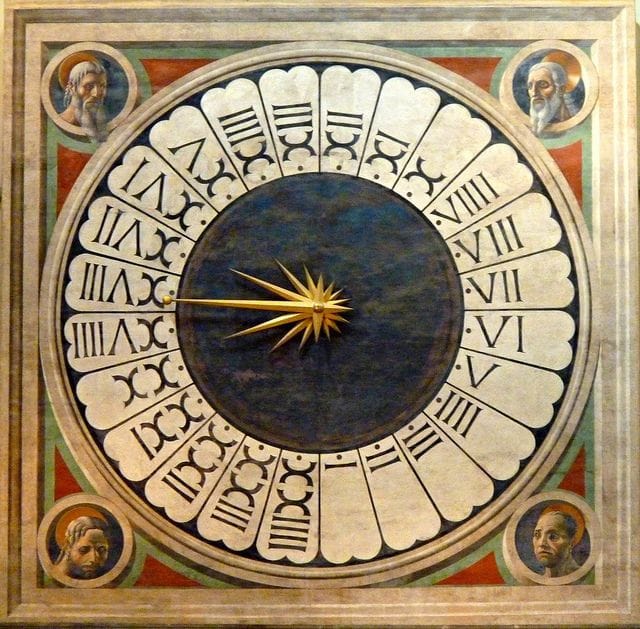 Artwork Title: Clock With Heads Of Prophets