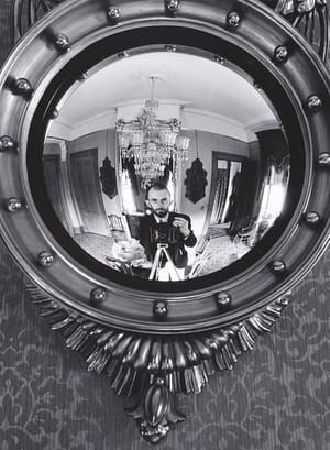 Artwork Title: Self Portrait in Victorian Mirror, Atherton, California