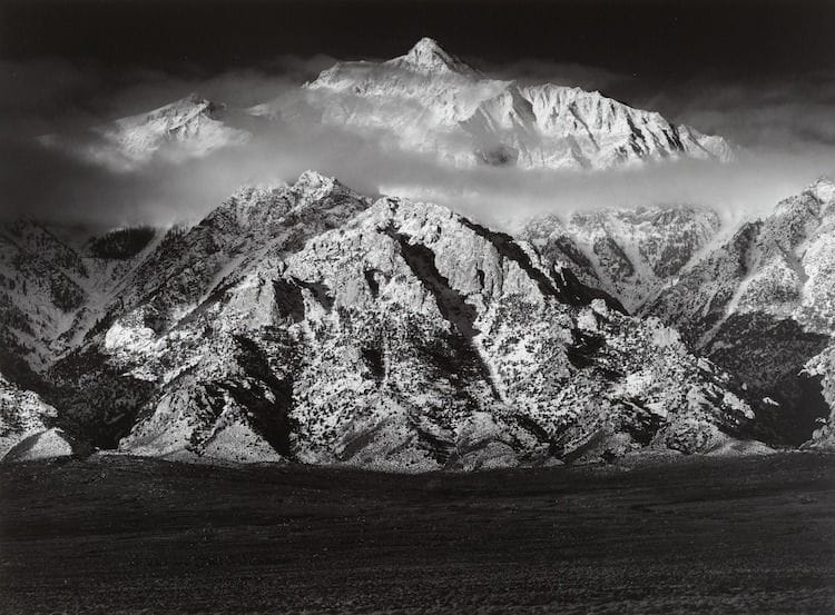 Artwork Title: Mount Williamson, Sierra Nevada, from the Owens Valley, California