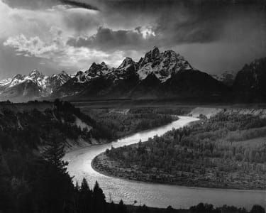 Artwork Title: The Tetons and the Snake River