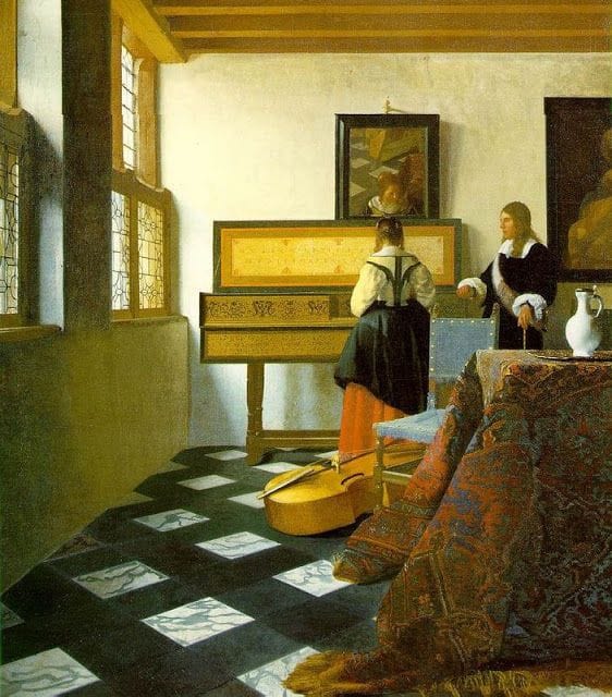 Artwork Title: Lady at the Virginal with a Gentleman, or The Music Lesson