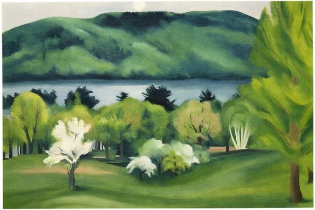 Artwork Title: Georgia O’Keeffe, Lake George by Early Moonrise