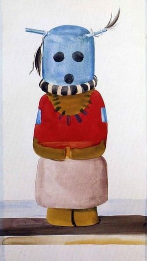 Artwork Title: Blue Headed Indian Doll