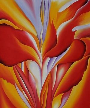 Artwork Title: Red Canna