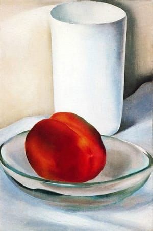 Artwork Title: Peach and Glass