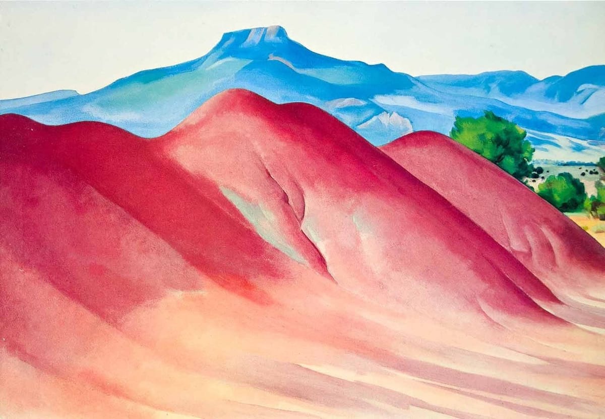 Artwork Title: Red Hills And Pedernal