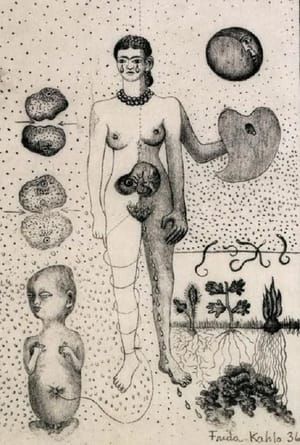 Artwork Title: El Aborto (Frida and the Miscarriage)