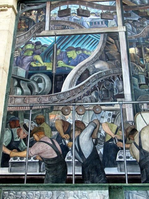 Artwork Title: Industry Murals: Detroit Institute Of Arts