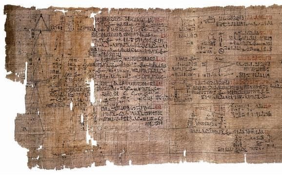 Artwork Title: Rhind Mathematical Papyrus