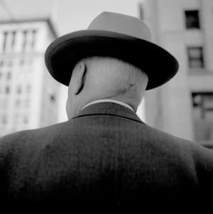 Artwork Title: Man With Hat From Behind