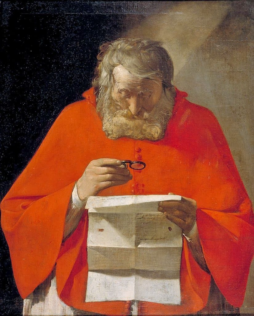 Artwork Title: Saint Jerome Reading a Letter