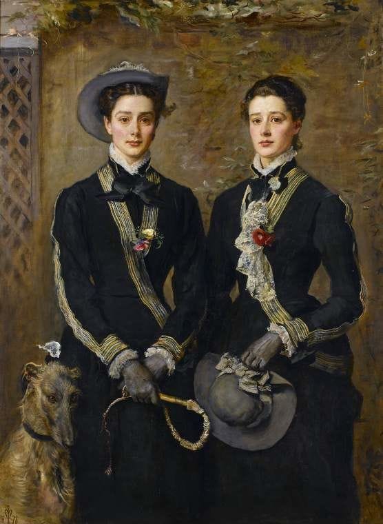 Artwork Title: The Twins, Kate and Grace Hoare
