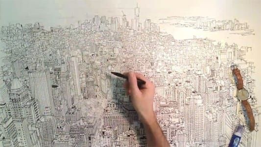Artwork Title: Manhattan Skyline