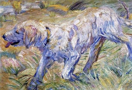 Artwork Title: Siberian Dog (also known as Dog Running in the Reeds)