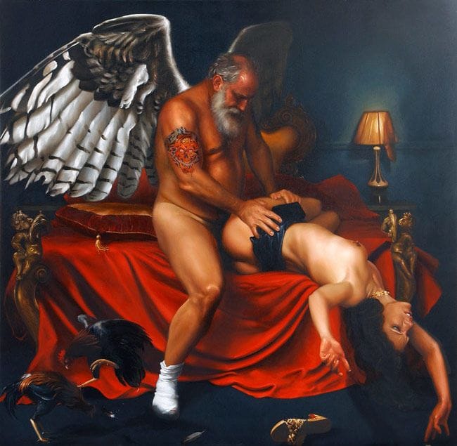 Artwork Title: Cockfight
