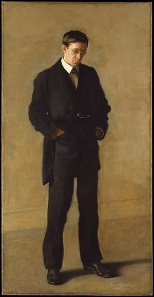 Artwork Title: The Thinker: Portrait of Louis N. Kenton
