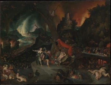 Artwork Title: Aeneas And The Sibyl In The Underworld
