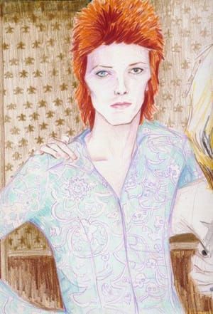 Elizabeth Peyton - The Dorchester 1972 (david Bowie)