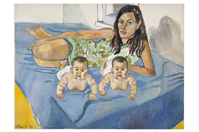 Artwork Title: Portrait of Nancy and Twins, 197